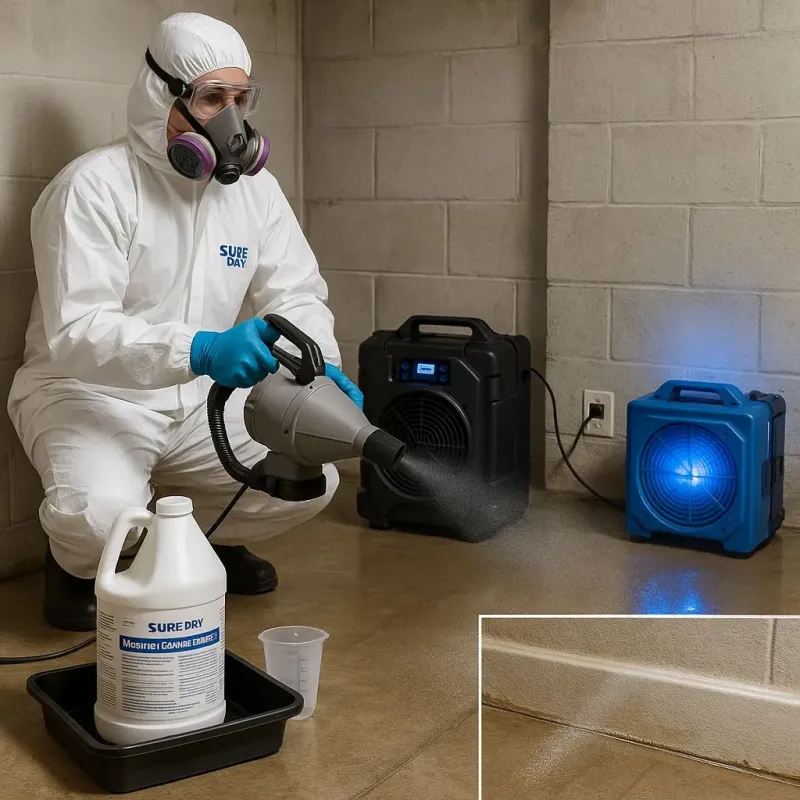 Sanitization and Odor Removal process in Murfreesboro, NC